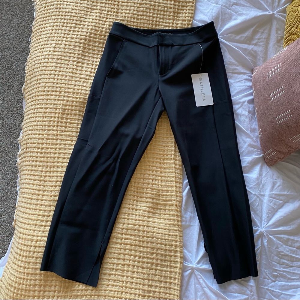 Athleta Stellar Crop Trouser - Black